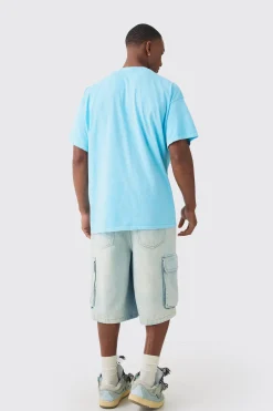 Oversized Worldwide Butterfly Print T-shirt | UK^boohooMAN Sale