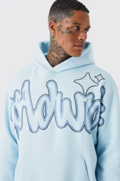 boohooMAN Oversized Worldwide Graffiti Print Tracksuit | UK| Tracksuits