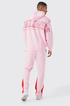 boohooMAN Oversized Worldwide Hooded Gusset Tracksuit | UK| Tracksuits