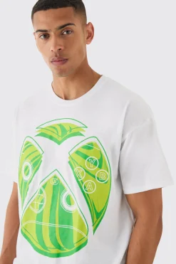 Oversized Xbox Gaming Logo License T-shirt | UK^boohooMAN