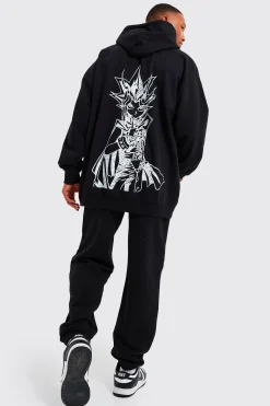 boohooMAN Oversized Yu-gi-oh License Hoodie | UK| Hoodies & Sweatshirts