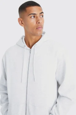 boohooMAN Oversized Zip Through Hoodie | UK| Hoodies & Sweatshirts