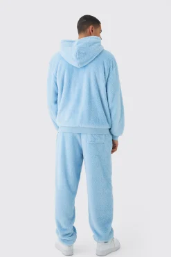 boohooMAN Oversized Zip Through Limited Edition Teddy Borg Hoodie | UK| Hoodies & Sweatshirts