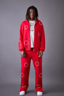 boohooMAN Oversized Zip Through Man Dash Split Hem Tracksuit | UK| Tracksuits