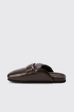 boohooMAN Padded Man Tab Mule In | UK| Sliders & Slippers