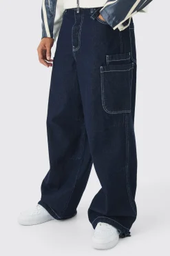 boohooMAN Parachute Rigid Denim Jeans | UK| Trousers|Jeans