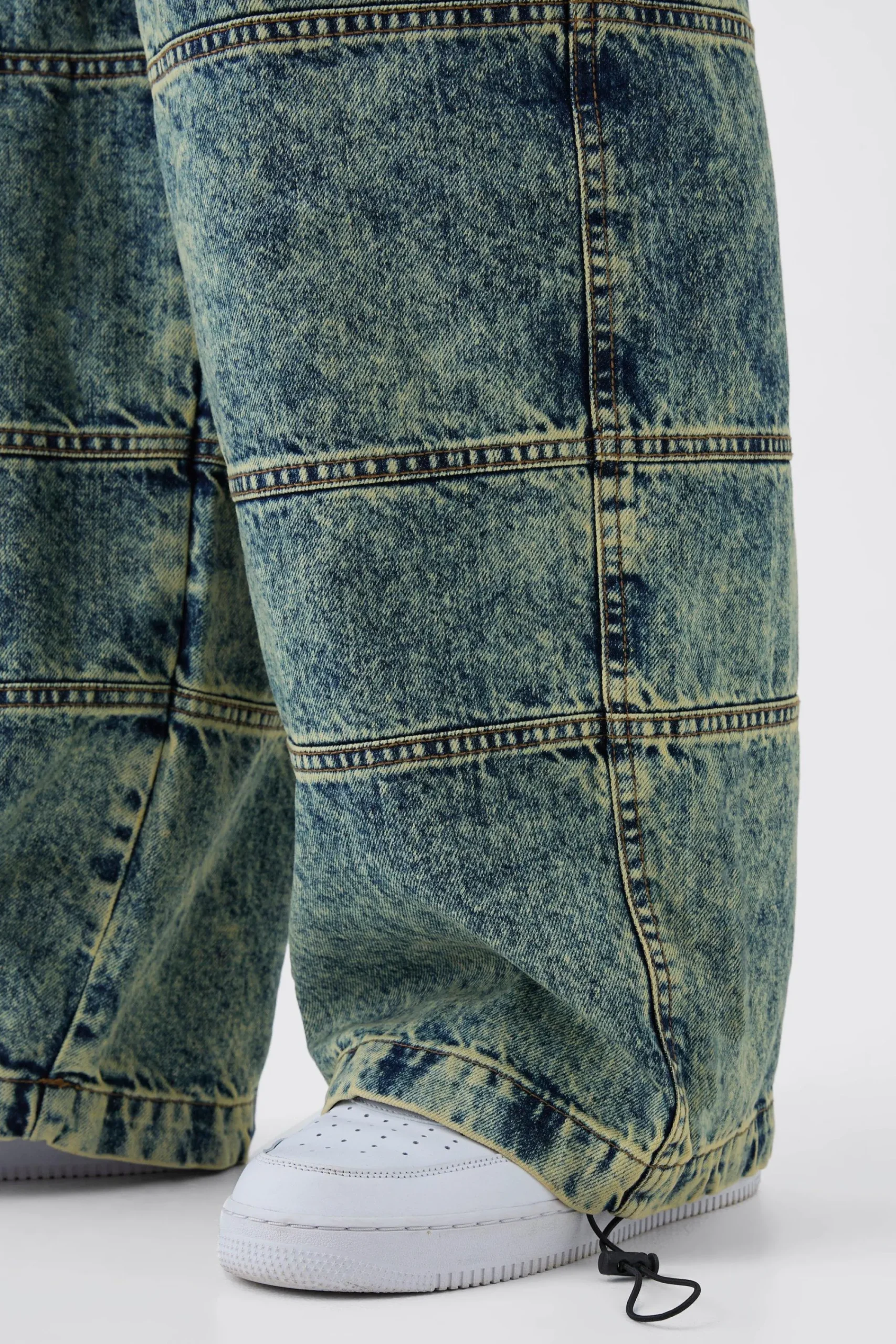 boohooMAN Parachute Rigid Vintage Wash Pocket Detail Jeans | UK| Trousers|Jeans