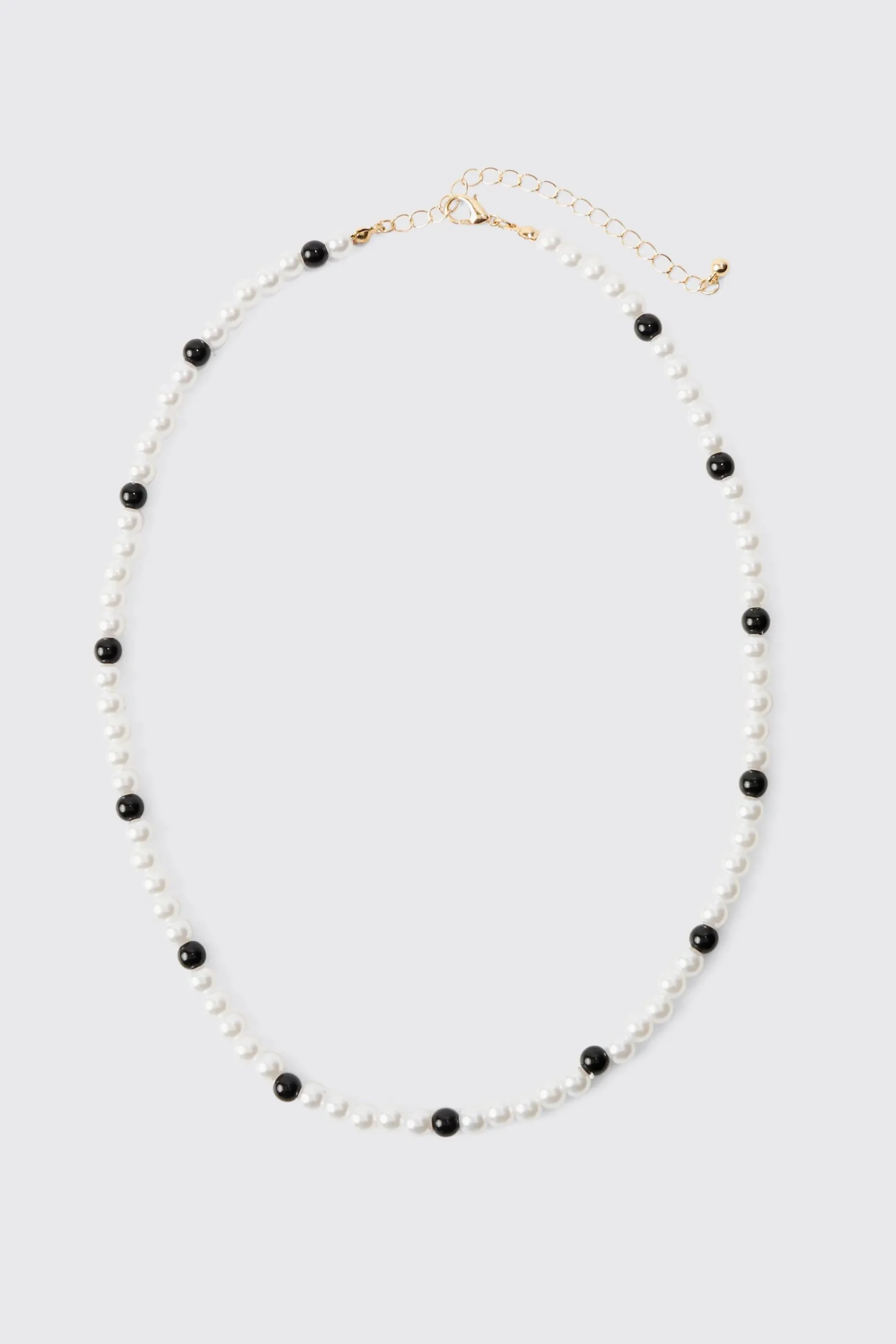 boohooMAN Pearl And Bead Necklace | UK| Jewellery & Watches