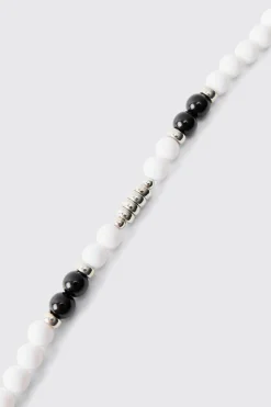boohooMAN Pearl Bead Bracelet In | UK| Jewellery & Watches