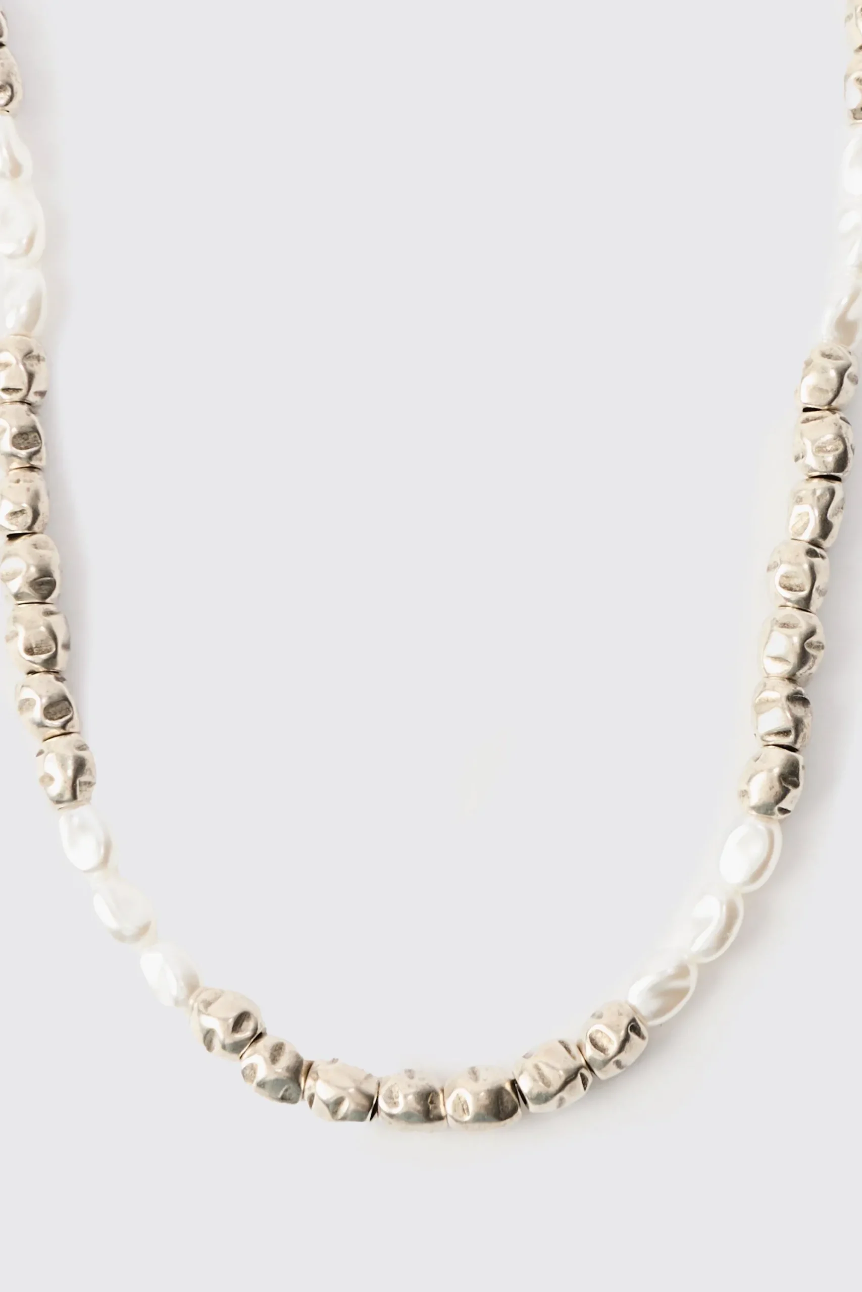 boohooMAN Pearl Bead Necklace | UK| Jewellery & Watches