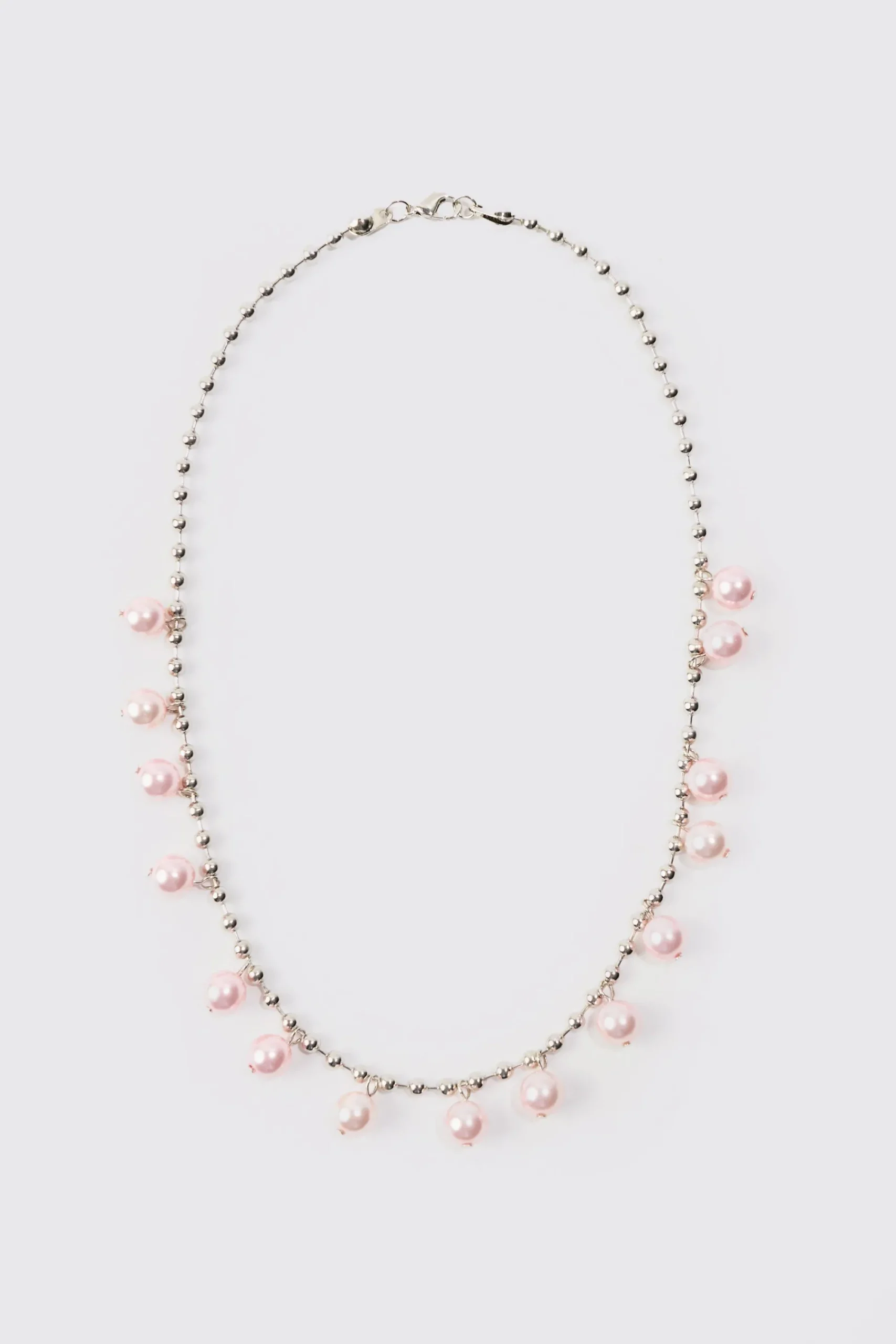 boohooMAN Pearl Bead Necklace In | UK| Jewellery & Watches