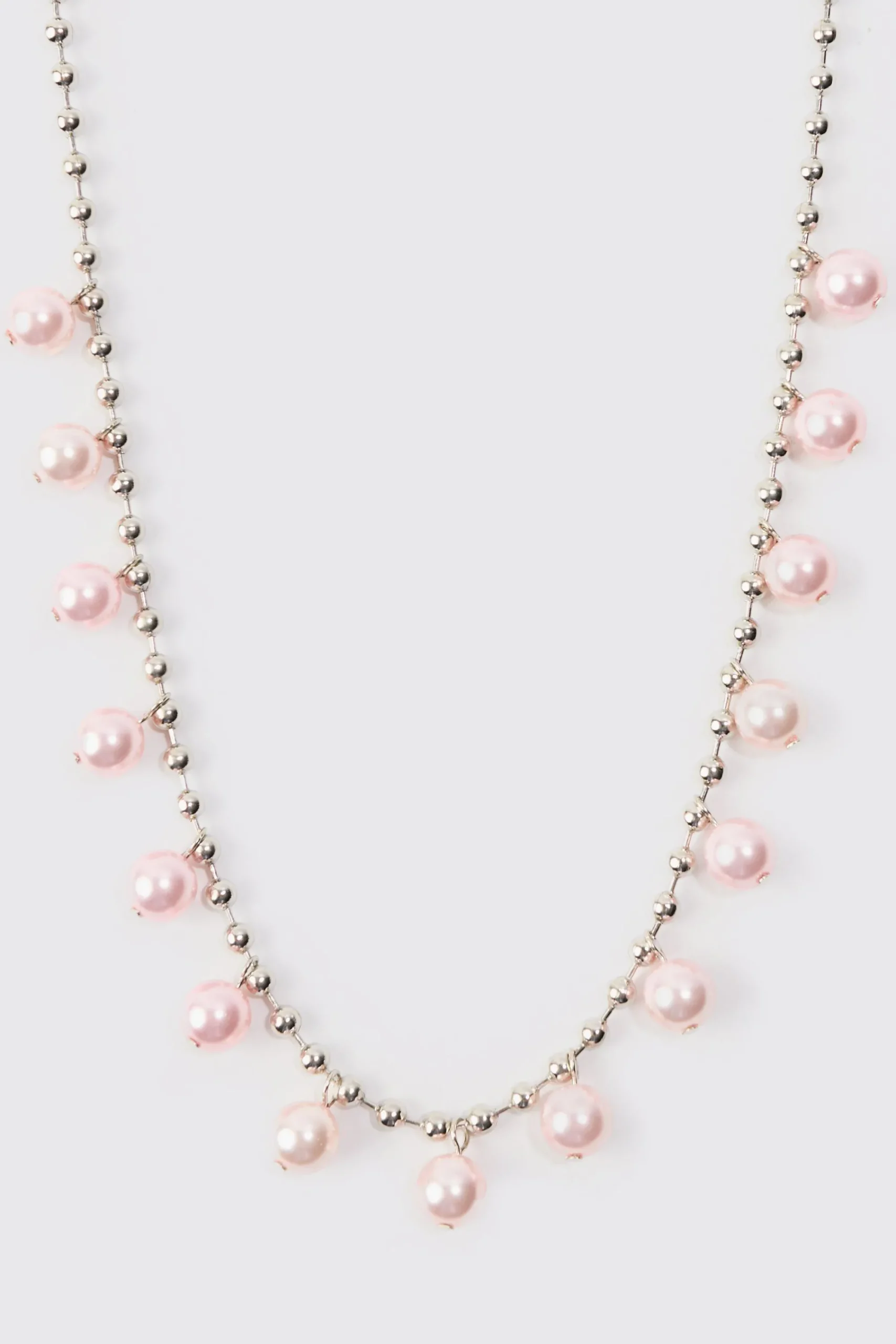 boohooMAN Pearl Bead Necklace In | UK| Jewellery & Watches