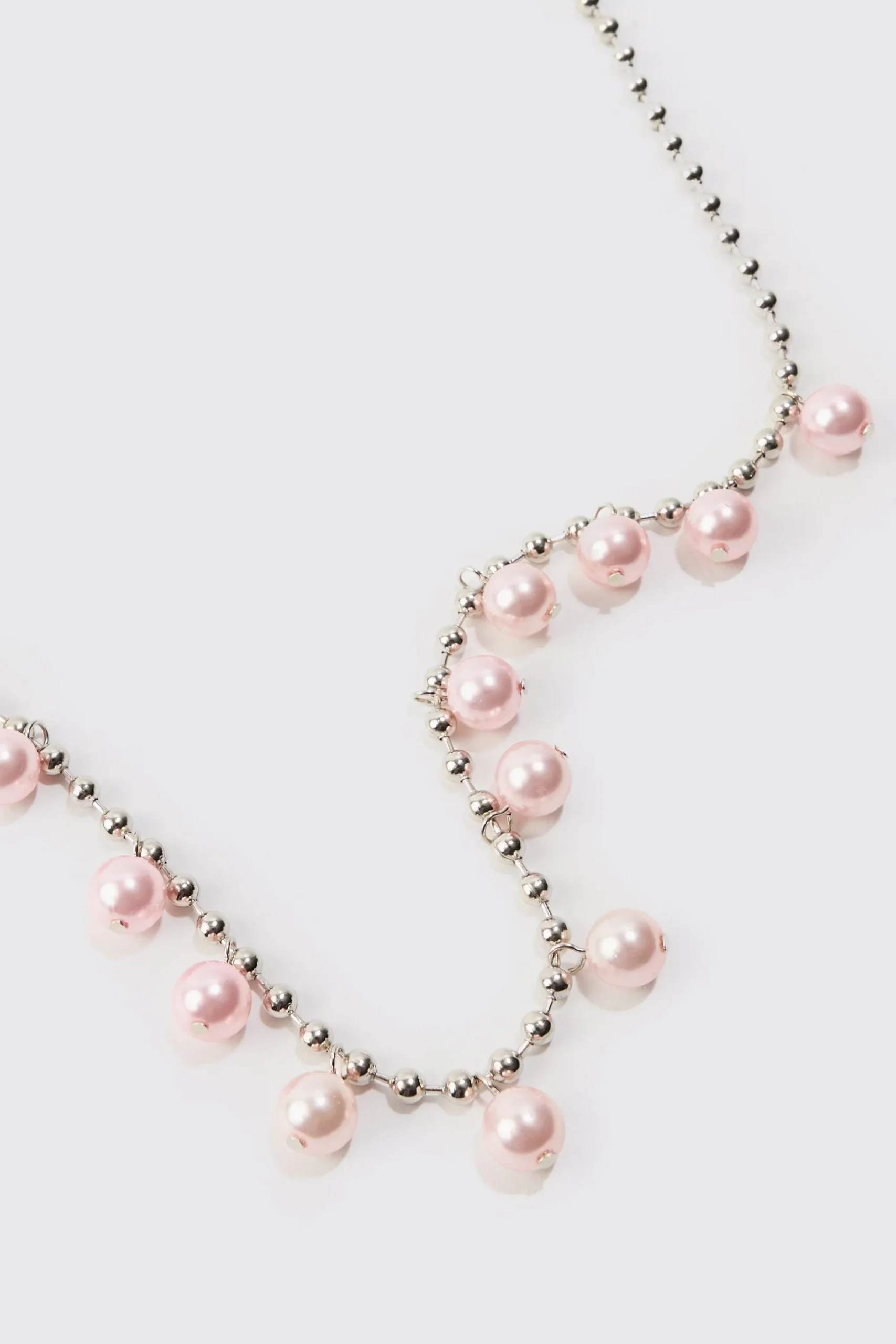 boohooMAN Pearl Bead Necklace In | UK| Jewellery & Watches