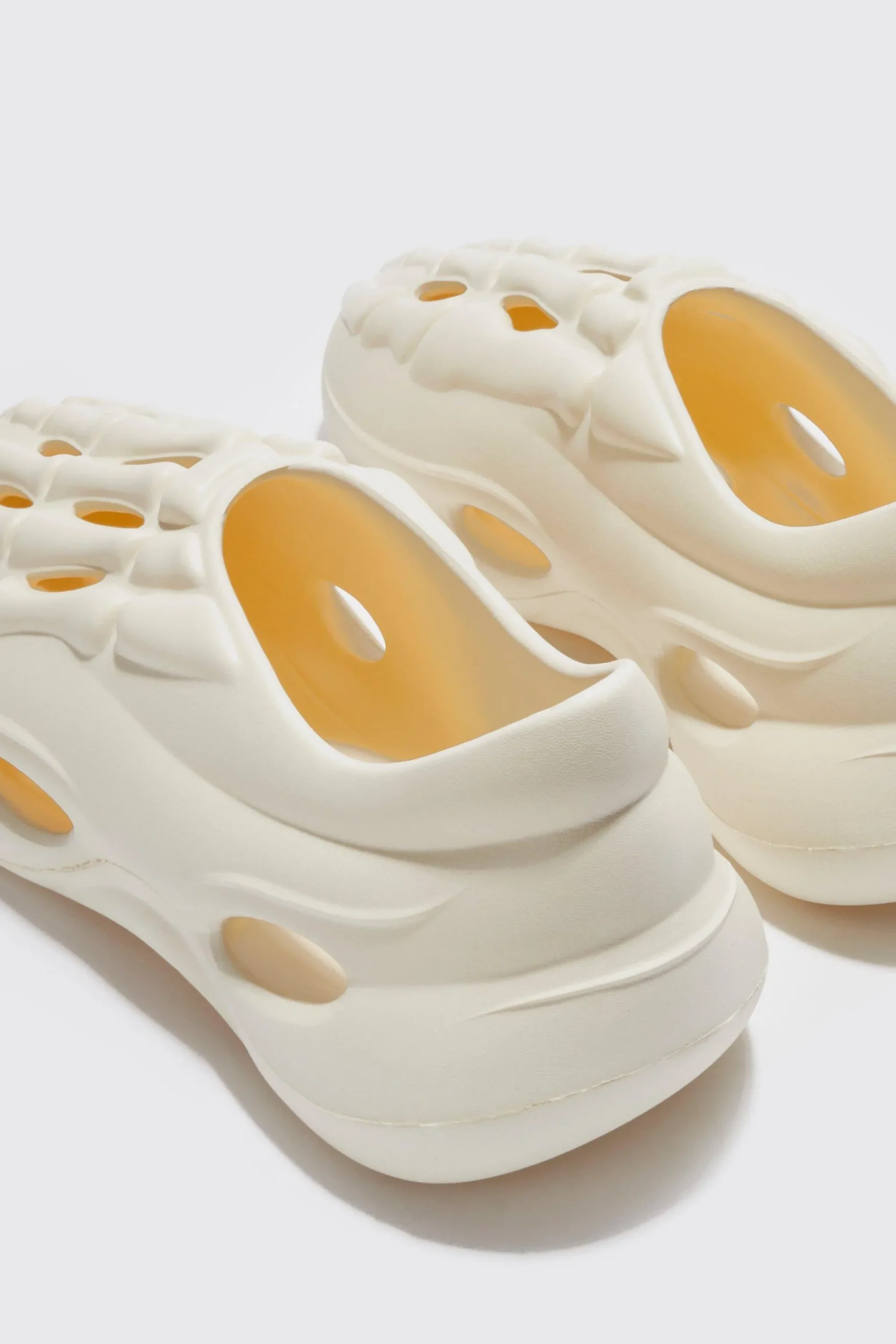 boohooMAN Perforated Moulded Runner | UK| Sliders & Slippers