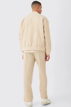 boohooMAN Pinstripe Elasticated Waist Split Hem Trousers | UK| Suits & Tailoring|Trousers