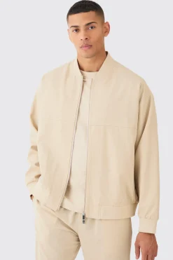 boohooMAN Pinstripe Oversized Smart Bomber Suit | UK| Suits & Tailoring