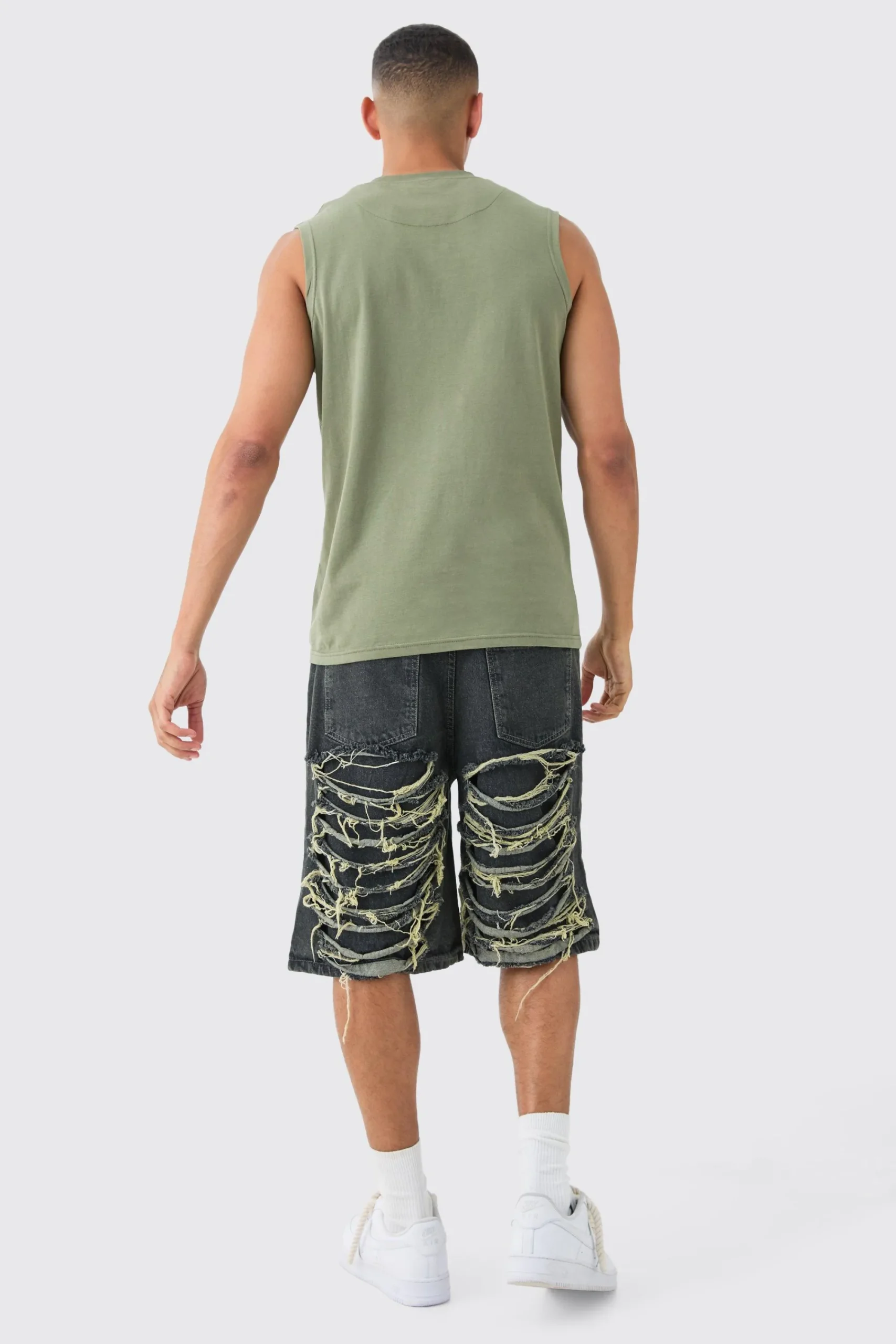 Pintuck Tank | UK^boohooMAN Outlet