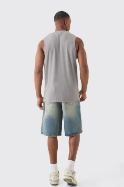 Pintuck Tank | UK^boohooMAN Online