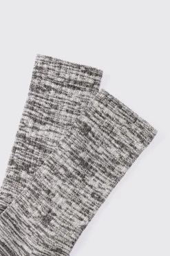 boohooMAN Plain Marl Socks In Grey | UK| Underwear & Socks|Underwear & Socks