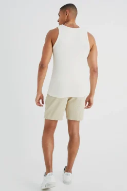 boohooMAN Pleated Mid Length Short | UK| Sets & Co-Ords