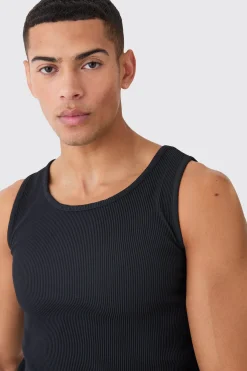 boohooMAN Pleated Muscle Vest And Runner Short | UK| Sets & Co-Ords