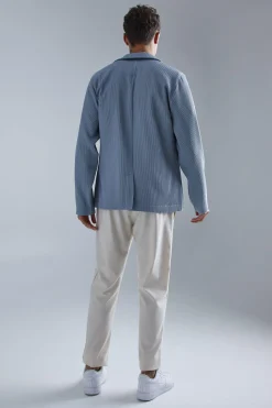 boohooMAN Pleated Slim Fit Smart Jacket | UK| Suits & Tailoring