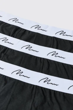 boohooMAN Plus 3 Pack Man Dash Mid Length Trunks | UK| Underwear & Socks|Underwear & Socks