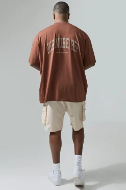 Plus Active Oversized One More Rep T-shirt | UK^boohooMAN Online