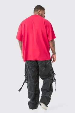 boohooMAN Plus Baggy Rigid Strap And Buckle Detail Jeans | UK| Trousers|Jeans