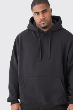 boohooMAN Plus Basic Hoodie In | UK| Hoodies & Sweatshirts