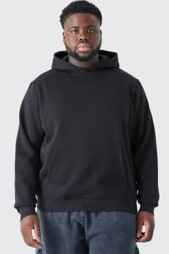boohooMAN Plus Basic Over The Head Hoodie In | UK| Hoodies & Sweatshirts