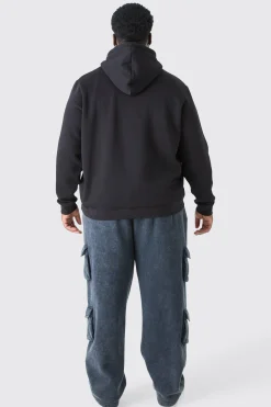 boohooMAN Plus Basic Over The Head Hoodie In | UK| Hoodies & Sweatshirts