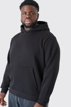 boohooMAN Plus Basic Over The Head Hoodie In | UK| Hoodies & Sweatshirts
