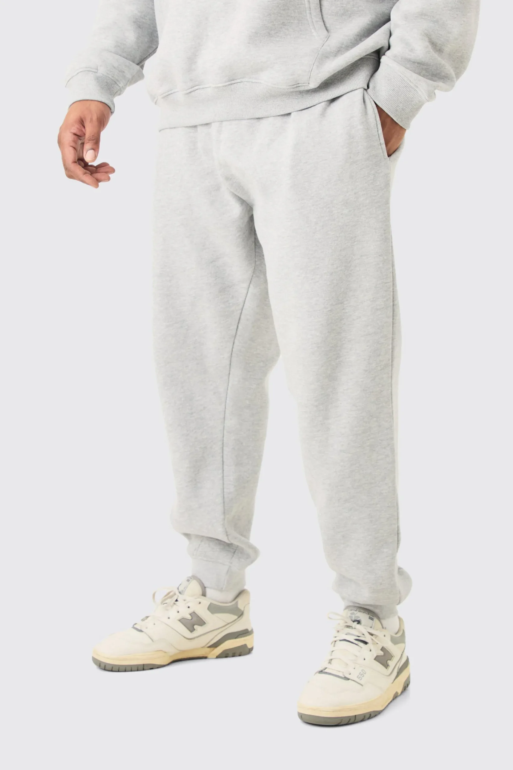 boohooMAN Plus Basic Slim Fit Jogger In | UK| Trousers|Joggers