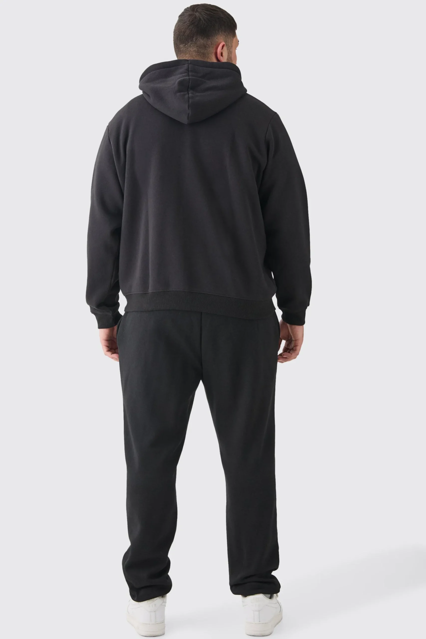 boohooMAN Plus Basic Zip Through Hoodie In | UK| Hoodies & Sweatshirts