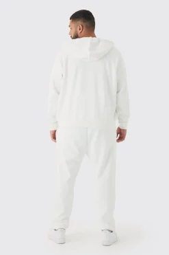 boohooMAN Plus Basic Zip Through Hoodie In | UK| Hoodies & Sweatshirts