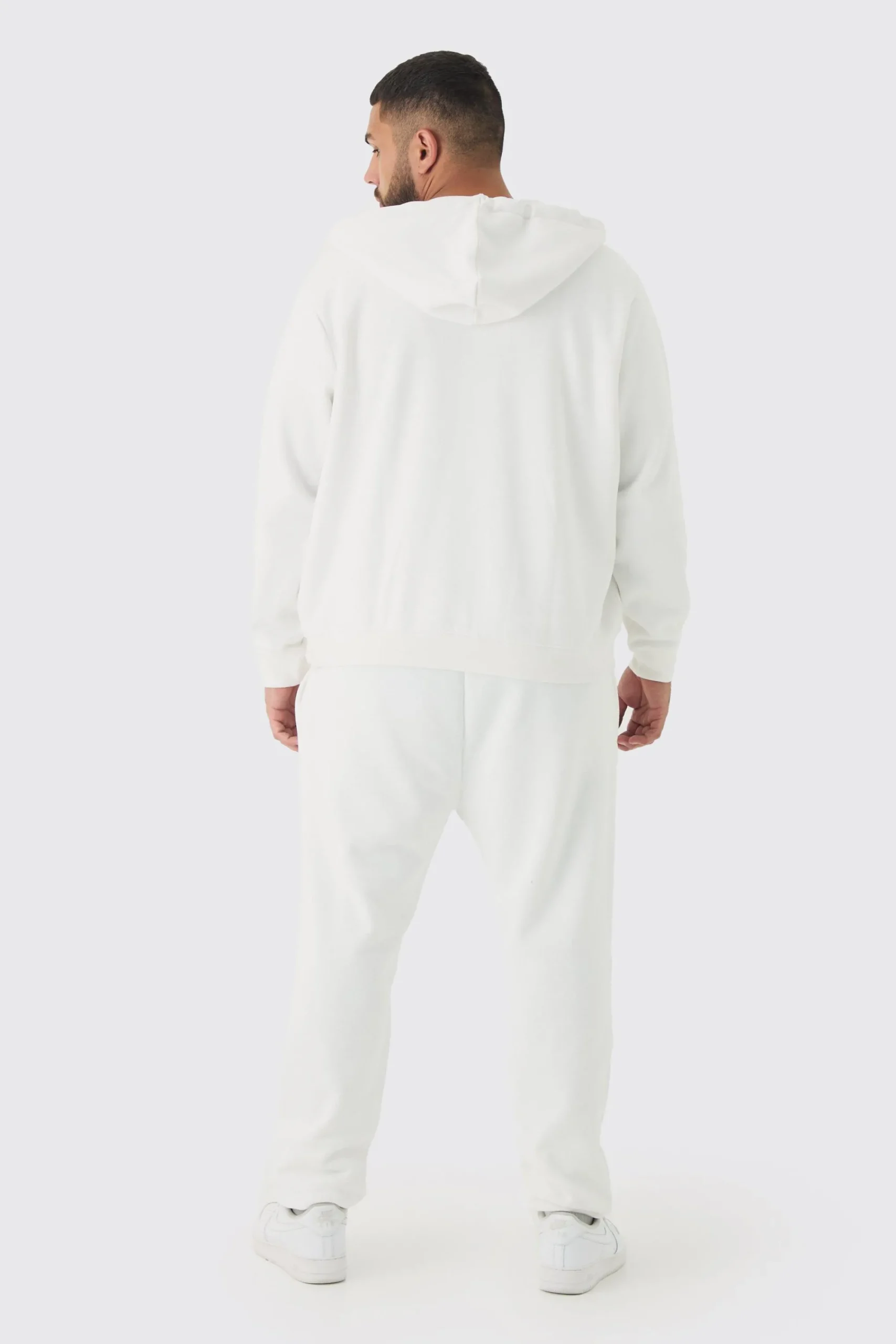 boohooMAN Plus Basic Zip Through Hoodie In | UK| Hoodies & Sweatshirts