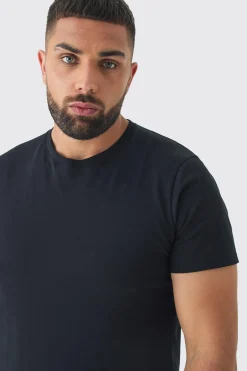 boohooMAN Plus Brushed Check Loungewear Bottom And T-shirt Set In | UK| Loungewear