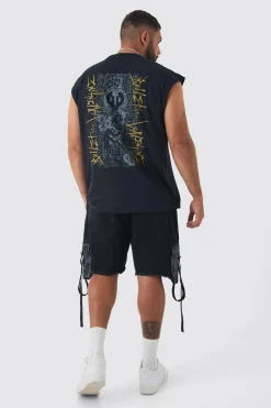 Plus Bullet For My Valentine License Back Print Tank | UK^boohooMAN Hot