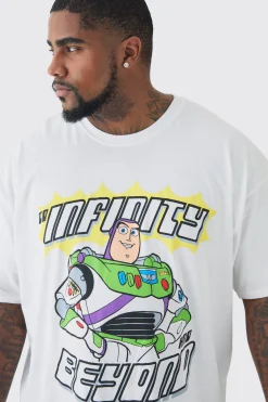 Plus Buzz Lightyear Infinity Printed Licensed T-shirt In | UK^boohooMAN Clearance