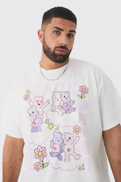Plus Care Bears License Print T-shirt | UK^boohooMAN Discount