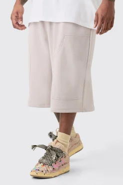 boohooMAN Plus Carpenter Loopback Jersey Jort | UK| Trousers|Shorts