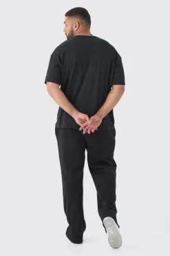 Plus Censored Oversized Print T-shirt In | UK^boohooMAN Clearance