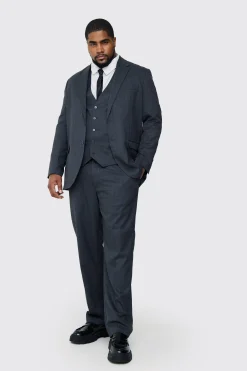 boohooMAN Plus Check Regular Fit Suit Trouser | UK| Suits & Tailoring|Sets & Co-Ords