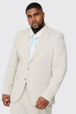 boohooMAN Plus Checked Skinny Fit Blazer | UK| Suits & Tailoring