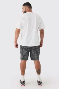 Plus Chicago Varsity T-shirt In | UK^boohooMAN New