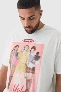 Plus Clueless License Print T-shirt | UK^boohooMAN Discount