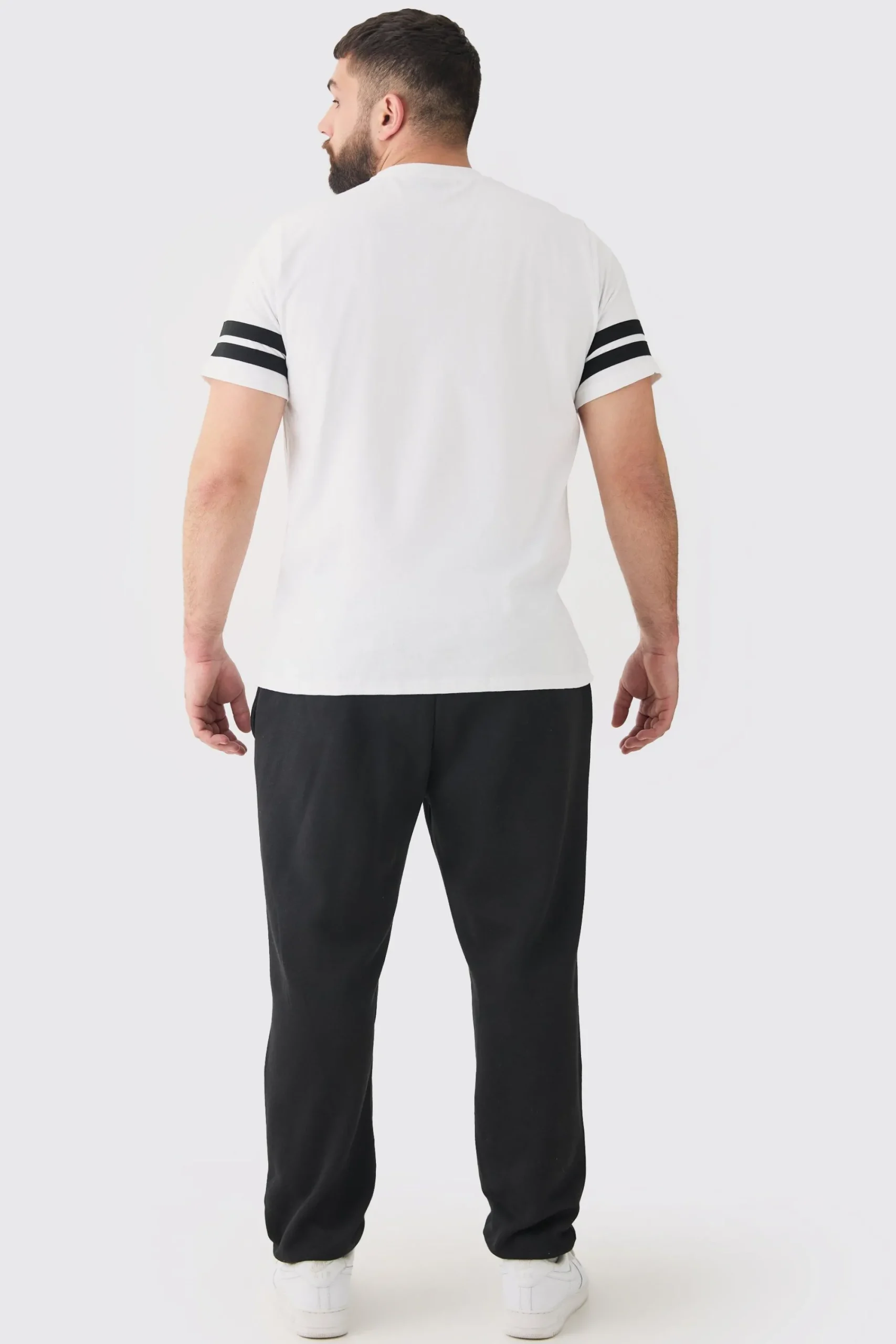 Plus Contrast Panel T-shirt | UK^boohooMAN Hot