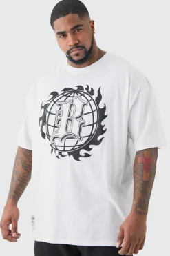 Plus Core Varsity T-shirt In | UK^boohooMAN Best