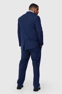 boohooMAN Plus Check Regular Fit Suit Trouser | UK| Suits & Tailoring|Sets & Co-Ords